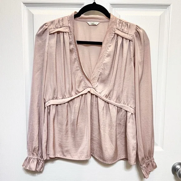 Lucky Brand Silky Babydoll Blouse - Picture 11 of 11